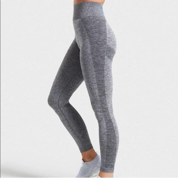 GYMSHARK Flex High Waisted Gray Mark Leggings - Picture 4 of 9